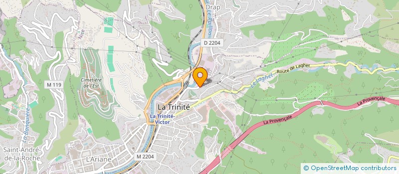 localisation de l'entreprise MONSIEUR MOHAMED HAMILA à LA TRINITE