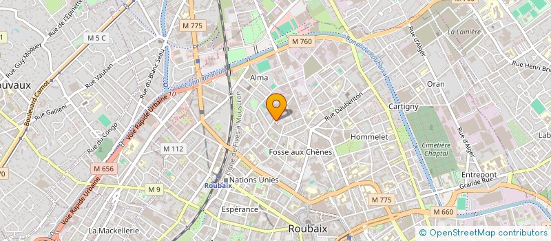 localisation de l'entreprise MONSIEUR MOHAMED HAMKACHE  ROUBAIX