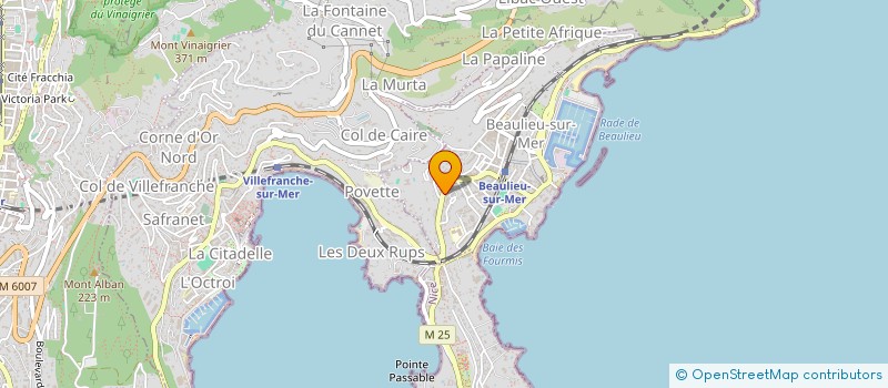 localisation de l'entreprise MONSIEUR MOHAMED HAMMADI à BEAULIEU-SUR-MER