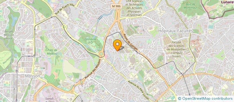localisation de l'entreprise MONSIEUR MOHAMED HAMMADI à MONTPELLIER