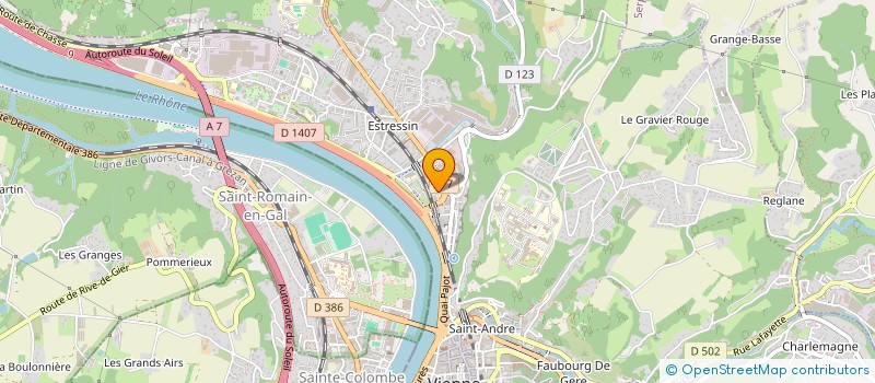 localisation de l'entreprise MONSIEUR MOHAMED HAMMADI  VIENNE