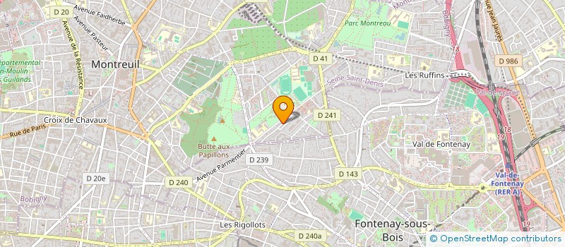 localisation de l'entreprise MONSIEUR MOHAMED HAMMANI à MONTREUIL