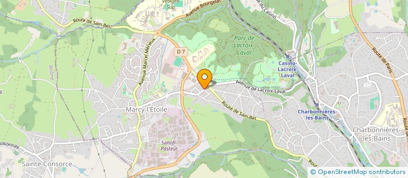 localisation de l'entreprise MONSIEUR MOHAMED HAMMEL  MARCY-L'ETOILE