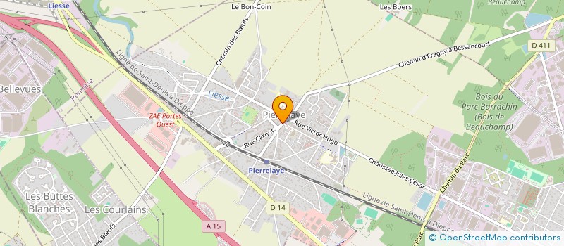 localisation de l'entreprise MONSIEUR MOHAMED HAMOUCH  PIERRELAYE