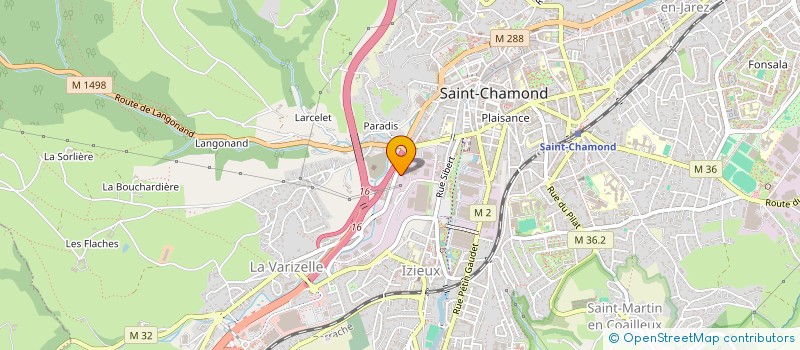 localisation de l'entreprise MONSIEUR MOHAMED HAMOUDI  SAINT-CHAMOND