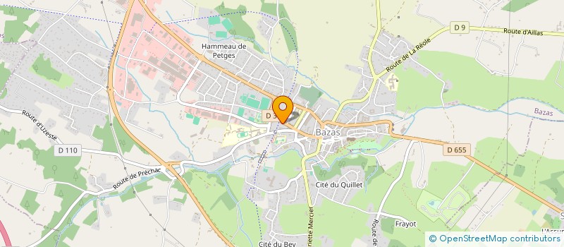 localisation de l'entreprise MONSIEUR MOHAMED HAMOUTI  BAZAS