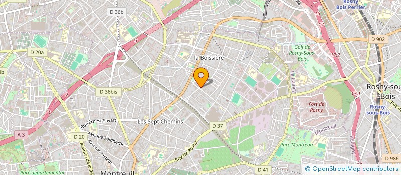 localisation de l'entreprise MONSIEUR MOHAMED HAMROUNE à MONTREUIL