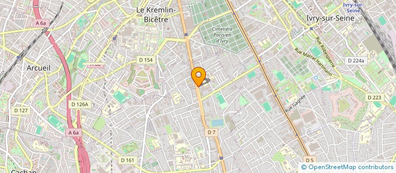 localisation de l'entreprise MONSIEUR MOHAMED HAMROUNI  VILLEJUIF