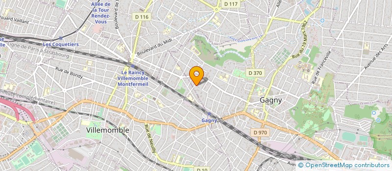 localisation de l'entreprise MONSIEUR MOHAMED HAMZA à GAGNY