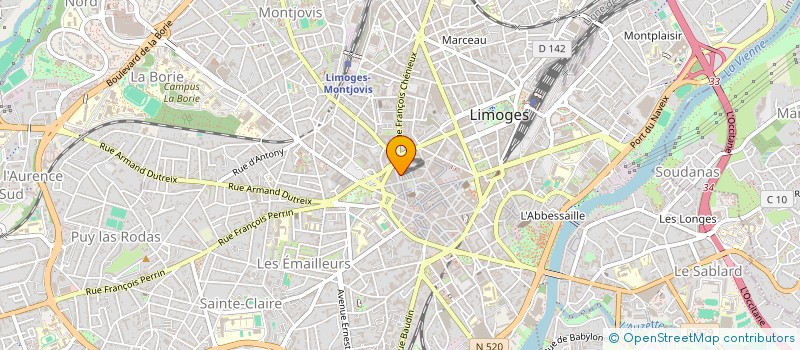 localisation de l'entreprise MONSIEUR MOHAMED HAMZAOUI à LIMOGES
