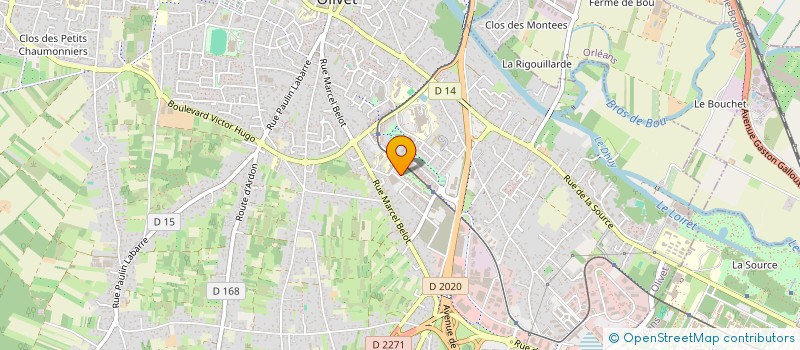 localisation de l'entreprise MONSIEUR MOHAMED HANI  SAINT-JEAN-LE-BLANC