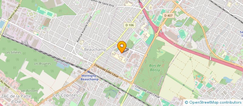 localisation de l'entreprise MONSIEUR MOHAMED HAOU  TAVERNY