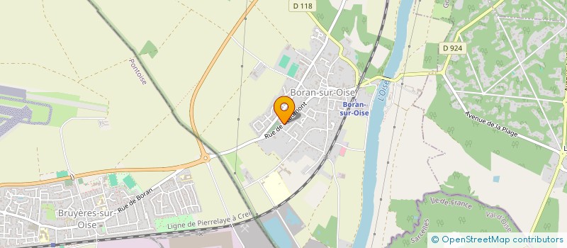 localisation de l'entreprise MONSIEUR MOHAMED HAOUAS  BORAN-SUR-OISE