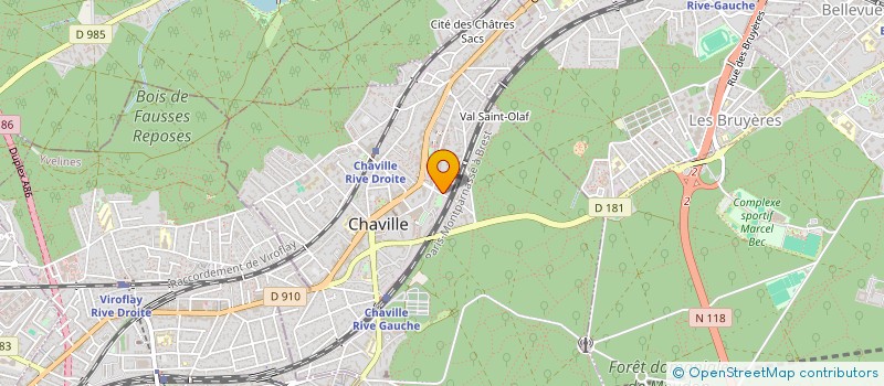 localisation de l'entreprise MONSIEUR MOHAMED HARBAOUI à CHAVILLE