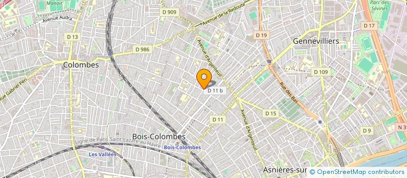 localisation de l'entreprise MONSIEUR MOHAMED HARCHAOUI à BOIS COLOMBES
