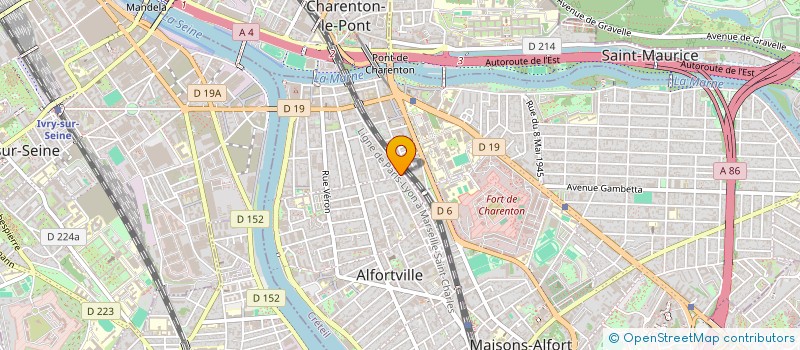 localisation de l'entreprise MONSIEUR MOHAMED HARCHAOUI à ALFORTVILLE