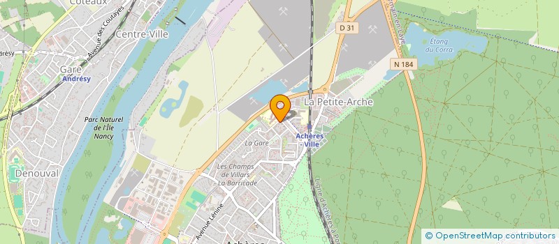 localisation de l'entreprise MONSIEUR MOHAMED HARIFI  ACHERES