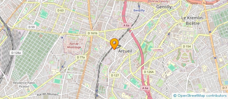 localisation de l'entreprise MONSIEUR MOHAMED HAROUJ à ARCUEIL