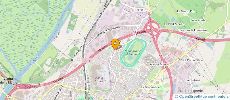 localisation de l'entreprise MONSIEUR MOHAMED HARRAG à ANGERS