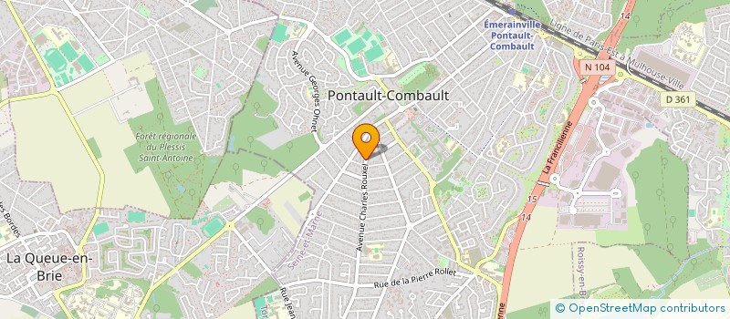 localisation de l'entreprise MONSIEUR MOHAMED HARRANE à PONTAULT-COMBAULT