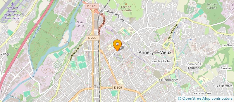 localisation de l'entreprise MONSIEUR MOHAMED HASNI  ANNECY