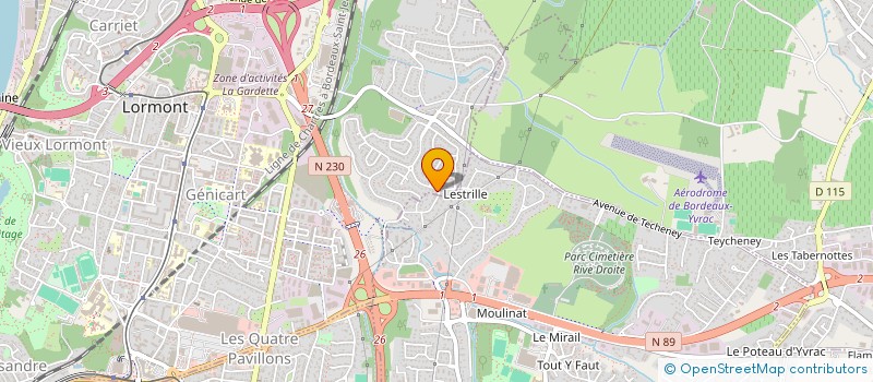 localisation de l'entreprise MONSIEUR MOHAMED HASSAN  LORMONT