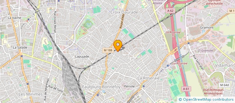localisation de l'entreprise MONSIEUR MOHAMED HASSAN LIBAN à TOULOUSE