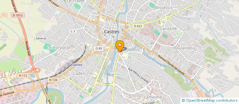 localisation de l'entreprise MONSIEUR MOHAMED HASSANI à CASTRES