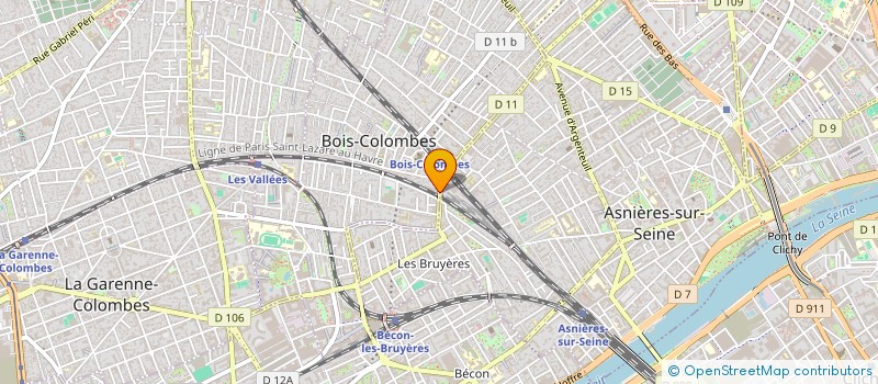 localisation de l'entreprise MONSIEUR MOHAMED HASSANI à BOIS-COLOMBES
