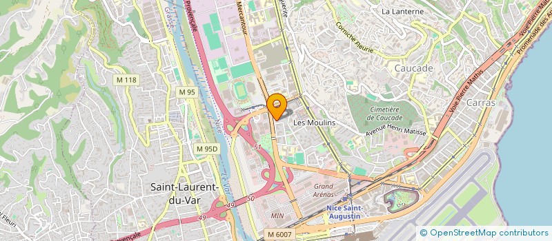 localisation de l'entreprise MONSIEUR MOHAMED HASSINE  NICE