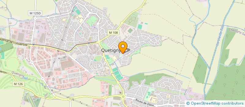 localisation de l'entreprise MONSIEUR MOHAMED-HATEM ALLOUCHE  QUETIGNY