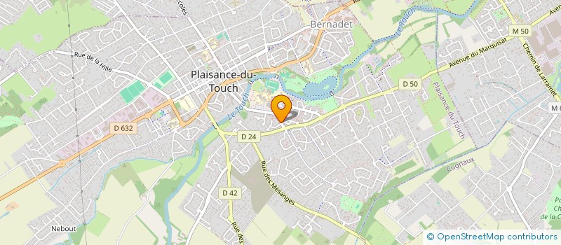 localisation de l'entreprise MONSIEUR MOHAMED HATIM  PLAISANCE DU TOUCH