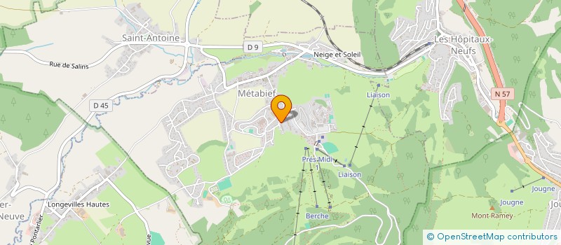 localisation de l'entreprise MONSIEUR MOHAMED HATTAB  METABIEF