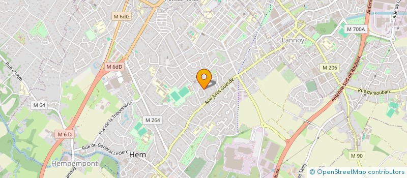 localisation de l'entreprise MONSIEUR MOHAMED HEDDAR  HEM