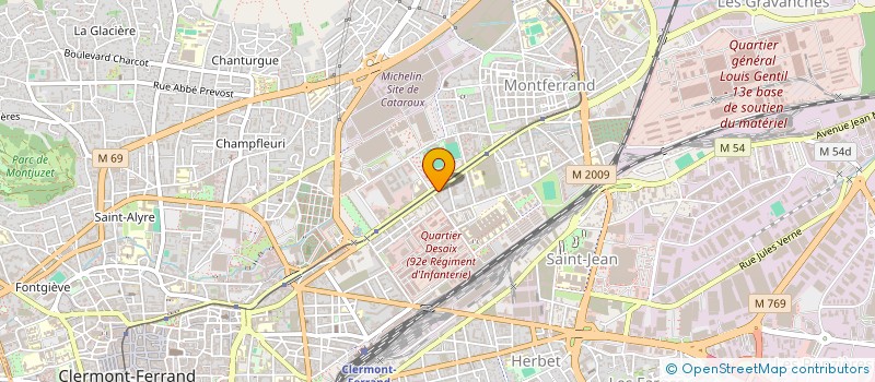 localisation de l'entreprise MONSIEUR MOHAMED HEDI HARBAOUI  CLERMONT-FERRAND