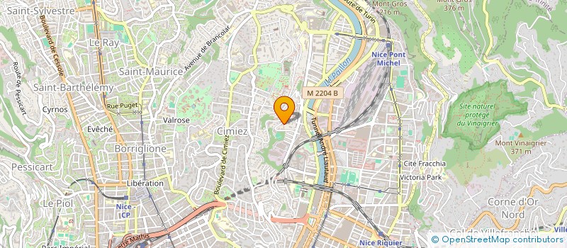 localisation de l'entreprise MONSIEUR MOHAMED HELLAL à NICE