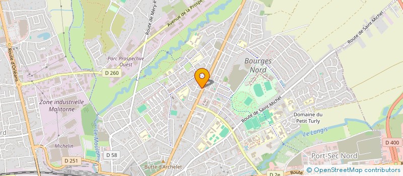 localisation de l'entreprise MONSIEUR MOHAMED HENDS  BOURGES