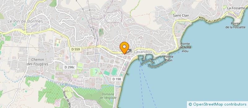 localisation de l'entreprise MONSIEUR MOHAMED HERHOUR à LE LAVANDOU