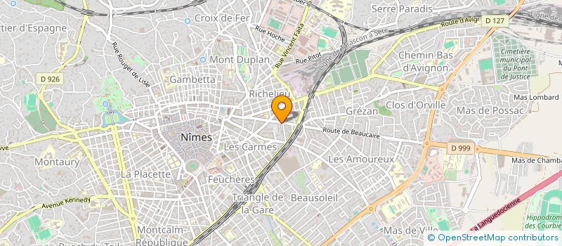 localisation de l'entreprise MONSIEUR MOHAMED HERICHE à NIMES