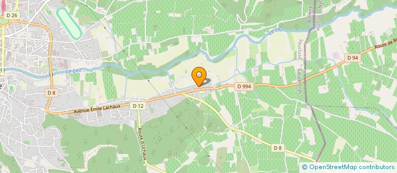 localisation de l'entreprise MONSIEUR MOHAMED HERNANDEZ FADEL  BOLLENE