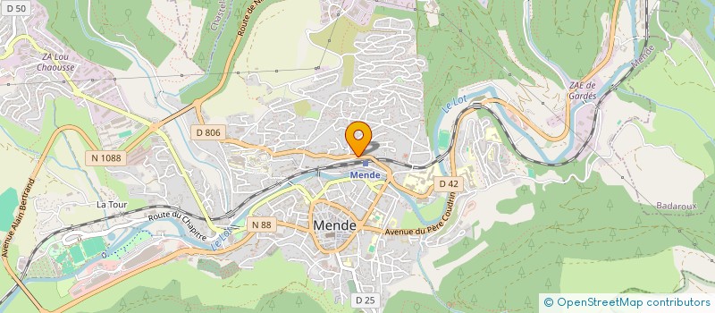 localisation de l'entreprise MONSIEUR MOHAMED HETTACH  MENDE