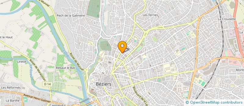 localisation de l'entreprise MONSIEUR MOHAMED HFAIEDH  BEZIERS