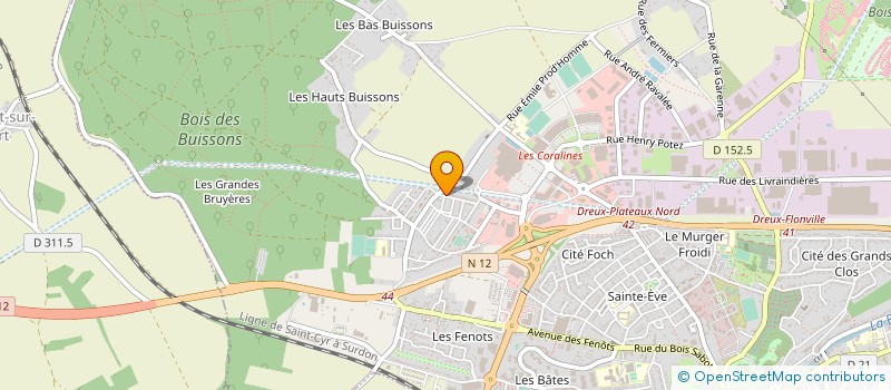 localisation de l'entreprise MONSIEUR MOHAMED HICHEUR à DREUX