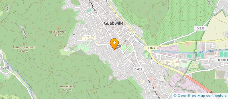 localisation de l'entreprise MONSIEUR MOHAMED HICHRI  GUEBWILLER