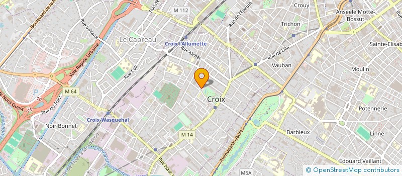 localisation de l'entreprise MONSIEUR MOHAMED HIMEDANI à CROIX