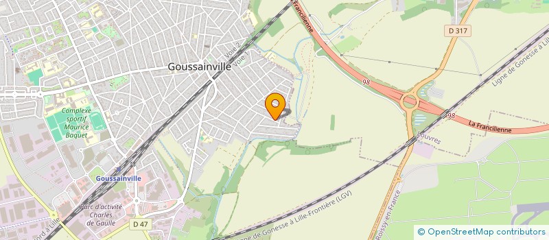 localisation de l'entreprise MONSIEUR MOHAMED HIMMICH  GOUSSAINVILLE