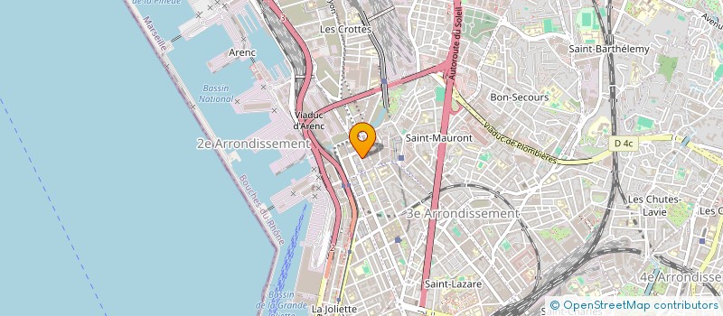 localisation de l'entreprise MONSIEUR MOHAMED HNAINIA à MARSEILLE