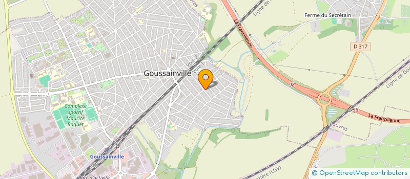 localisation de l'entreprise MONSIEUR MOHAMED HNITJJA  GOUSSAINVILLE