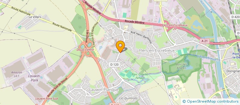 localisation de l'entreprise MONSIEUR MOHAMED HOCINI  FLERS-EN-ESCREBIEUX