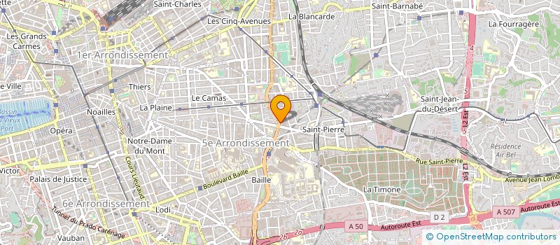 localisation de l'entreprise MONSIEUR MOHAMED HOUARI à MARSEILLE
